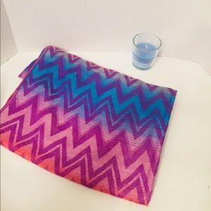 Multi color chevron scarf Made in India